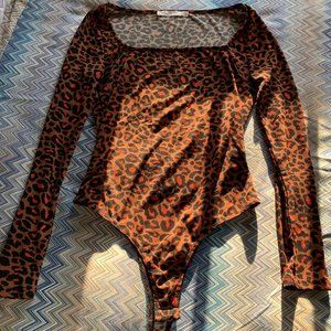 Cheetah Print Body Suit
